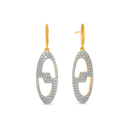 Happy in Greys Diamond Earrings