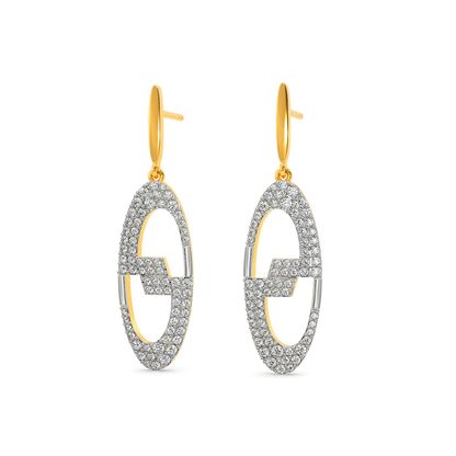 Happy in Greys Diamond Earrings
