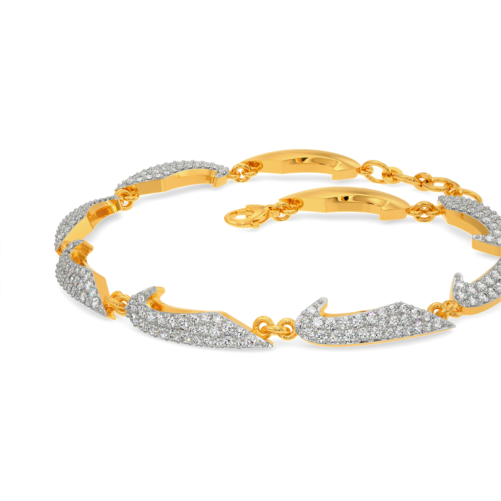 Express in Grey Diamond Bracelets