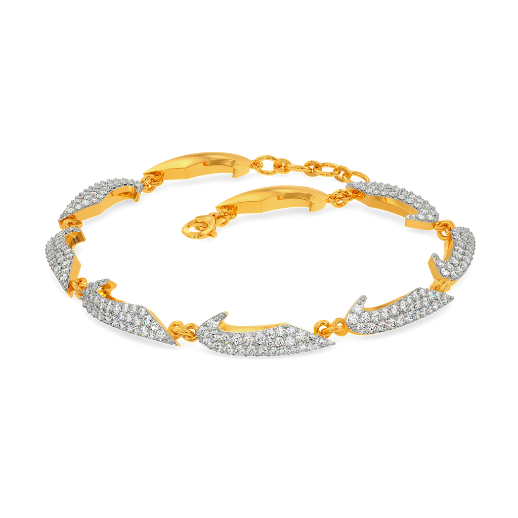 Express in Grey Diamond Bracelets