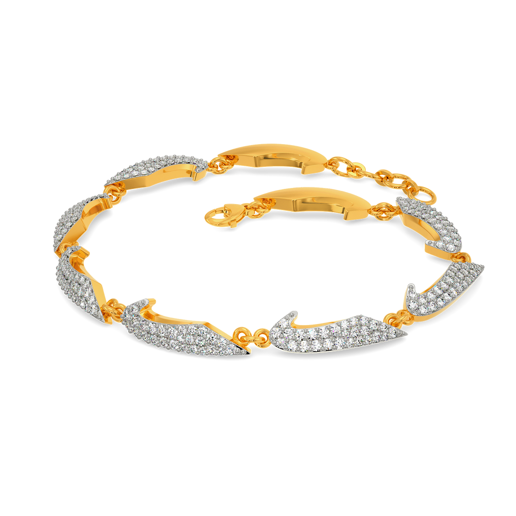 Express in Grey Diamond Bracelets