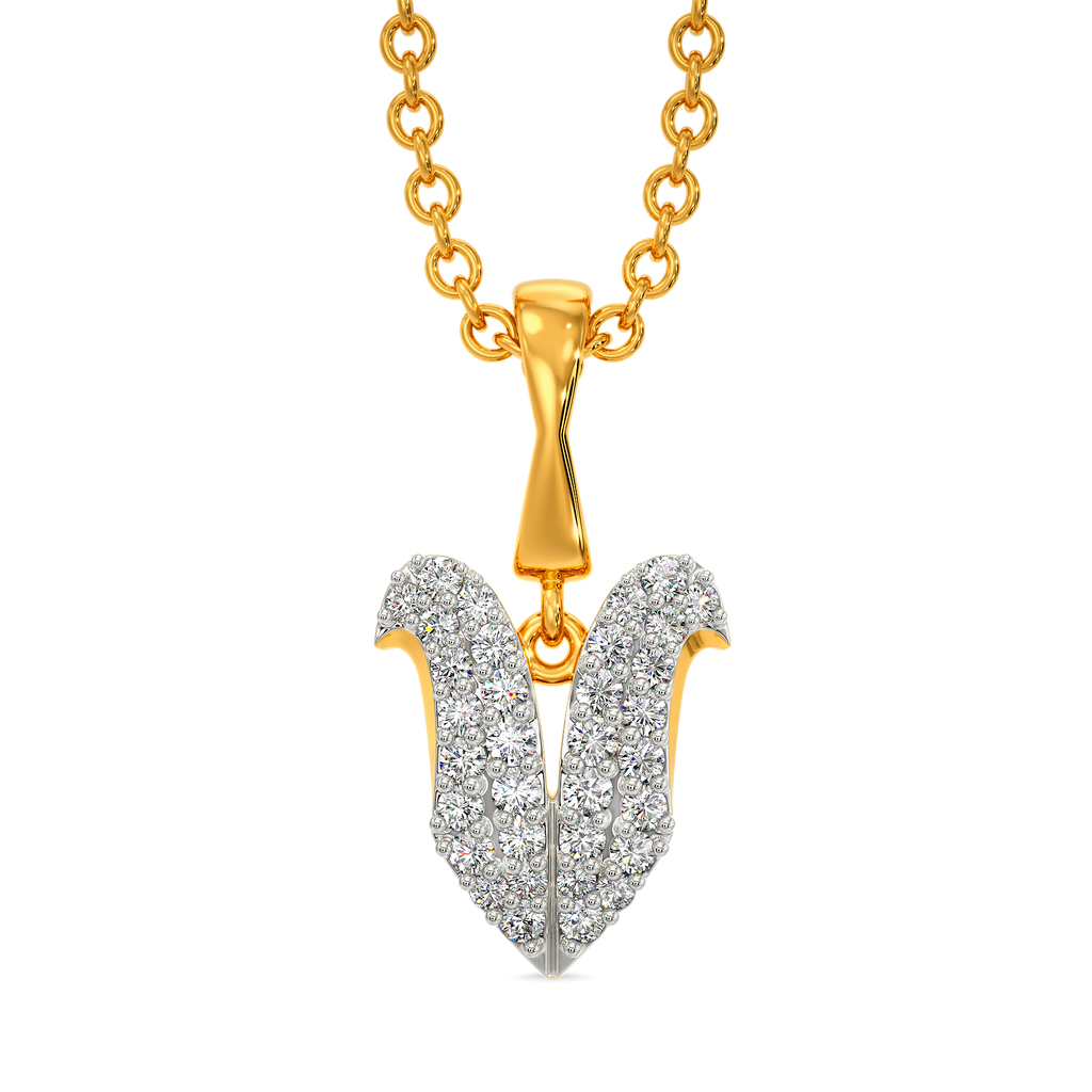 Express in Grey Diamond Pendants