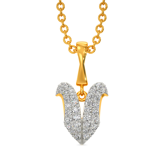 Express in Grey Diamond Pendants