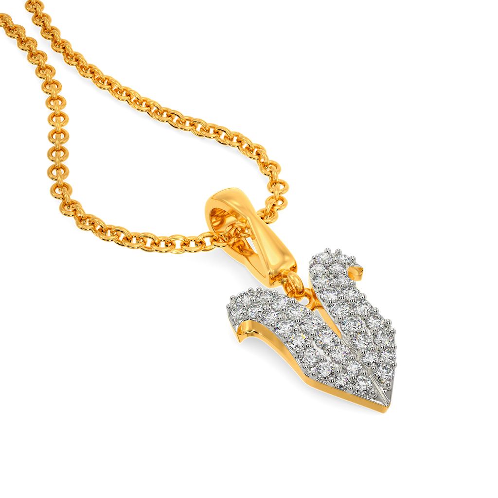 Express in Grey Diamond Pendants