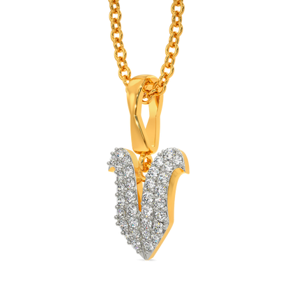 Express in Grey Diamond Pendants