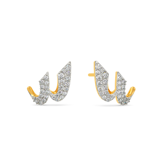 Express in Grey Diamond Earrings