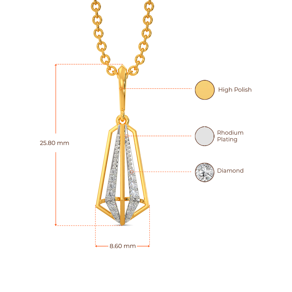 Viva Volume  Diamond Pendants