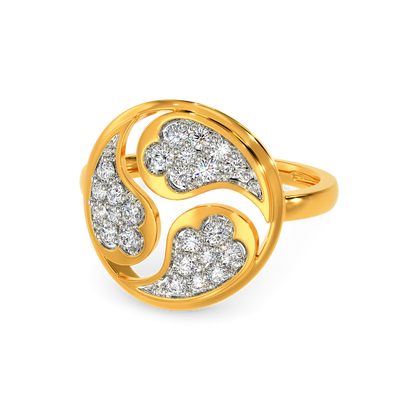 Smudged N Smokey Diamond Rings