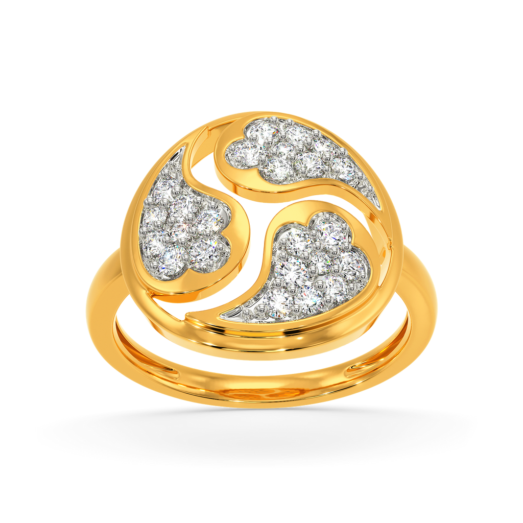 Smudged N Smokey Diamond Rings