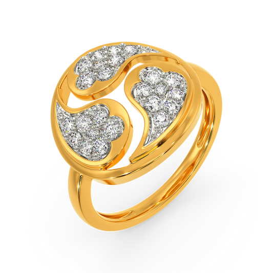 Smudged N Smokey Diamond Rings