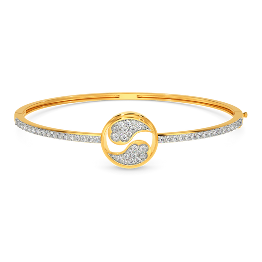 Smudged N Smokey Diamond Bangles