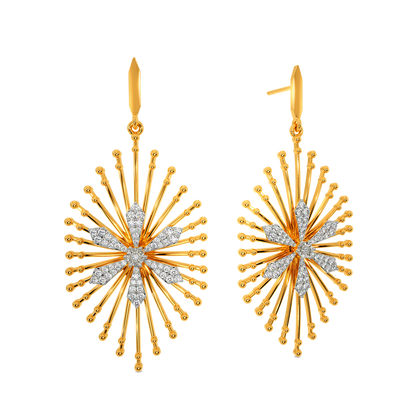 Beads Speak Diamond Earrings