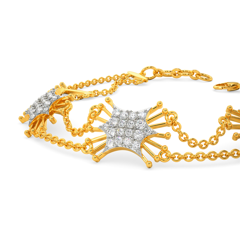 Playful Beads Diamond Bracelets