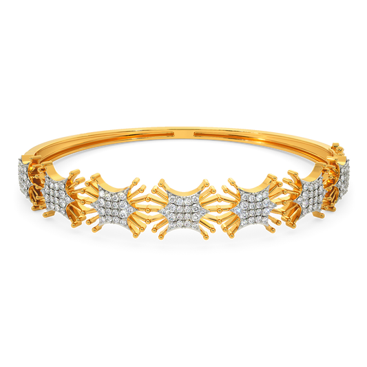Playful Beads Diamond Bangles