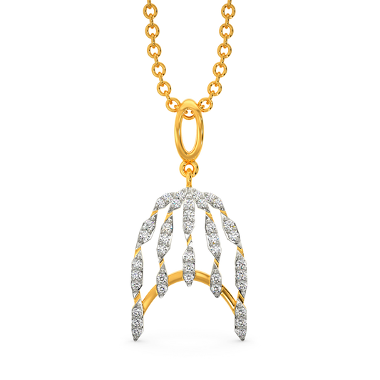 Futuristic Muse Diamond Pendants