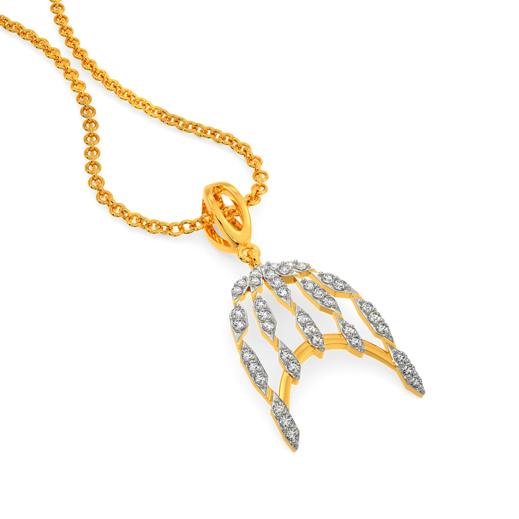 Futuristic Muse Diamond Pendants