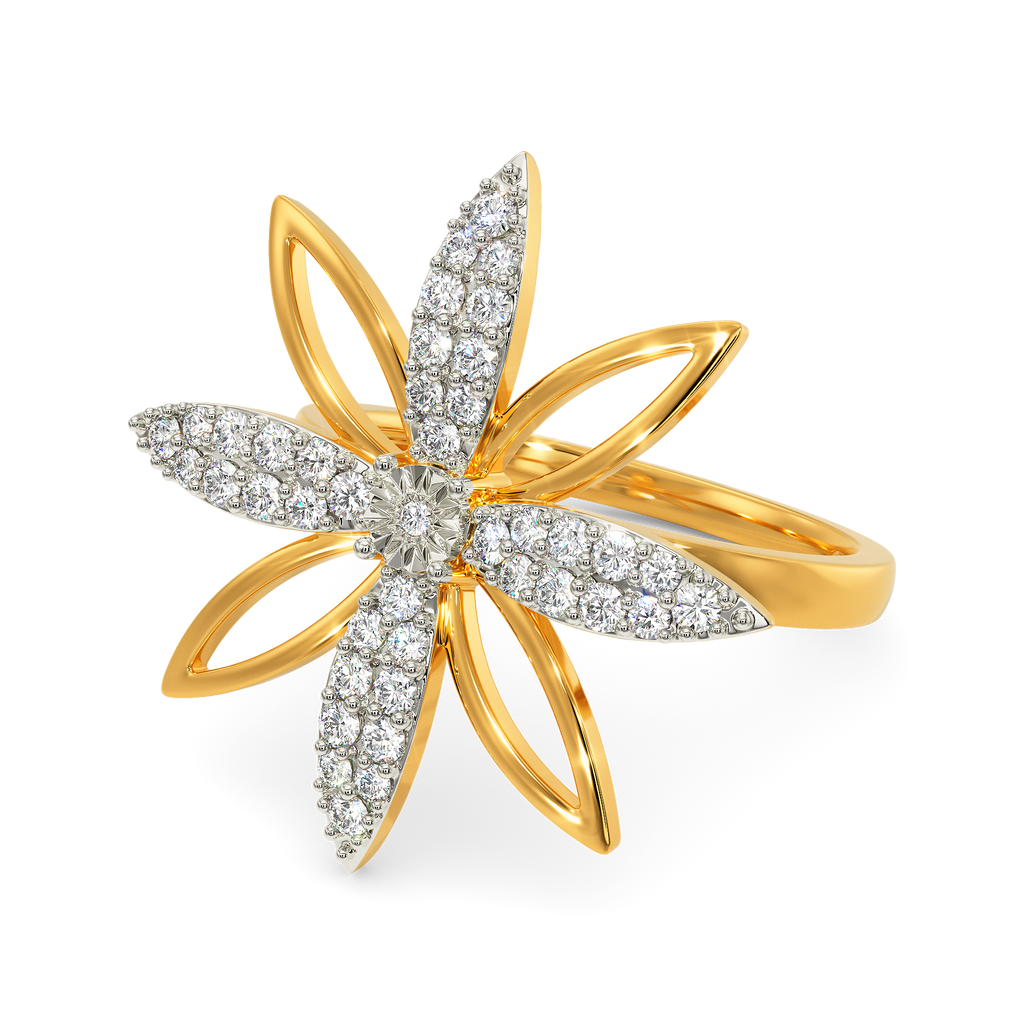 Dare to Bloom Diamond Rings