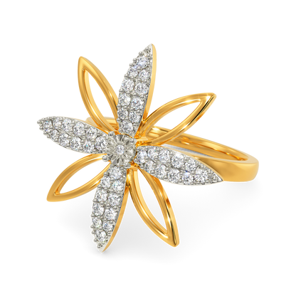 Dare to Bloom Diamond Rings