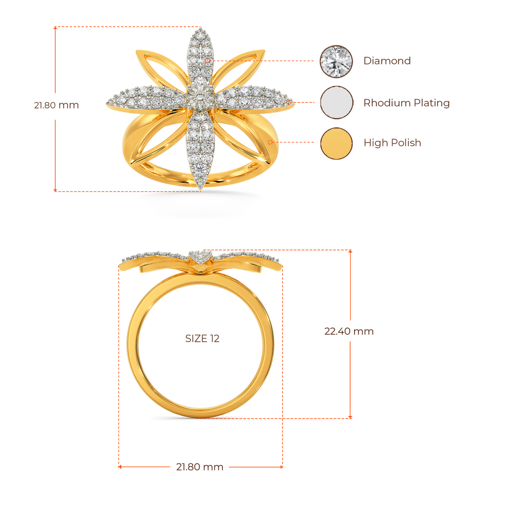 Dare to Bloom Diamond Rings