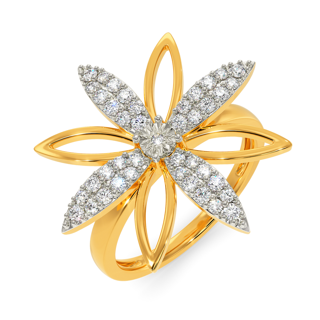 Dare to Bloom Diamond Rings