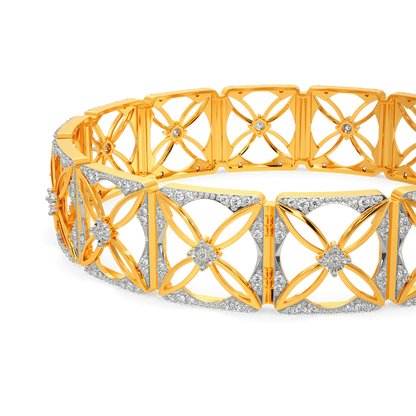 Dare to Bloom Diamond Bangles