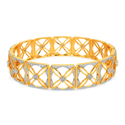 Dare to Bloom Diamond Bangles