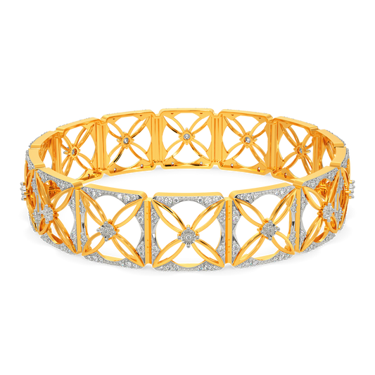 Dare to Bloom Diamond Bangles