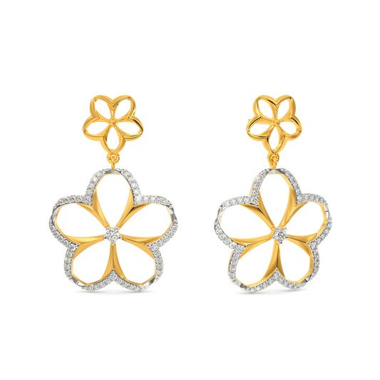Bloom Like Magnolia Diamond Earrings