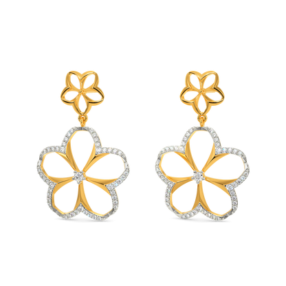 Bloom Like Magnolia Diamond Earrings