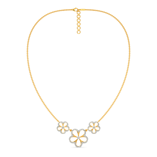Bloom Like Magnolia Diamond Necklaces