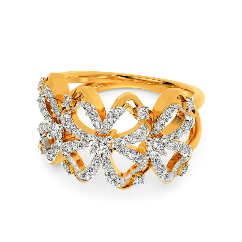 Mystic Bloom Diamond Rings