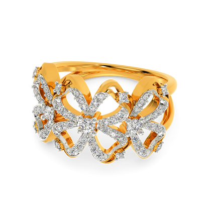 Mystic Bloom Diamond Rings