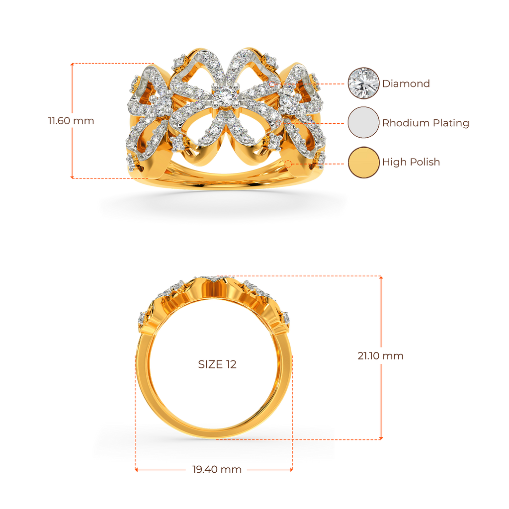Mystic Bloom Diamond Rings