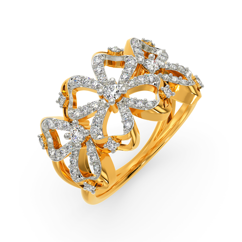 Mystic Bloom Diamond Rings