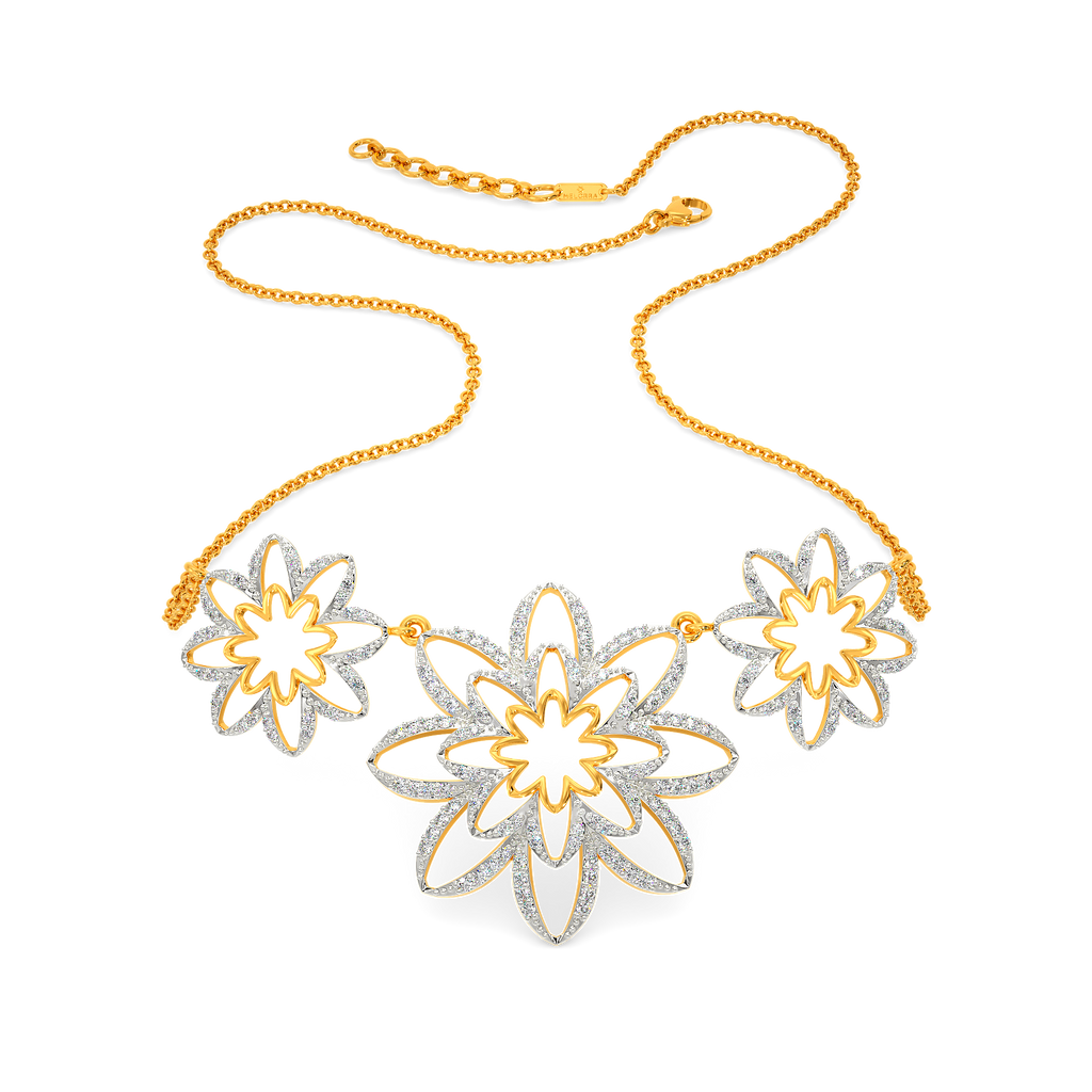 Blooms Party Diamond Necklaces