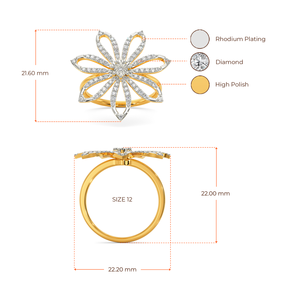 Season de Flora Diamond Rings