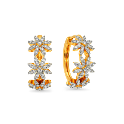Your Flora Story Diamond Earrings