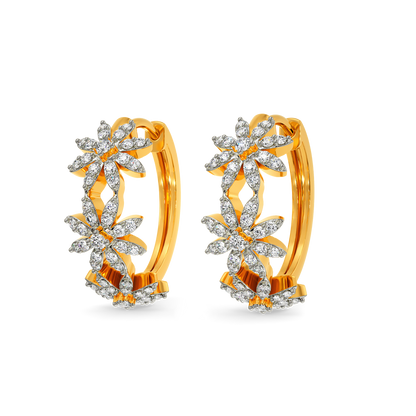Your Flora Story Diamond Earrings