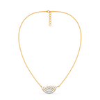 Flam Feathers Diamond Necklaces