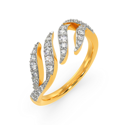 Dramatic Feathers Diamond Rings