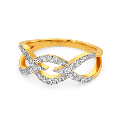 Feather Freedom Diamond Rings