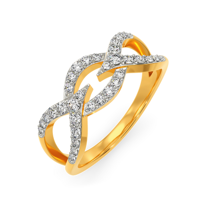 Feather Freedom Diamond Rings