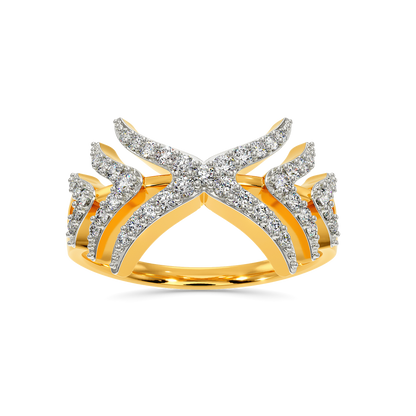 Show your Feathers Diamond Rings