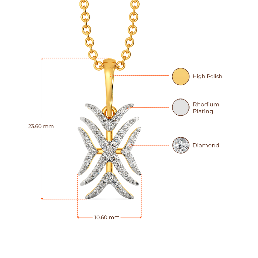 Show your Feathers Diamond Pendants