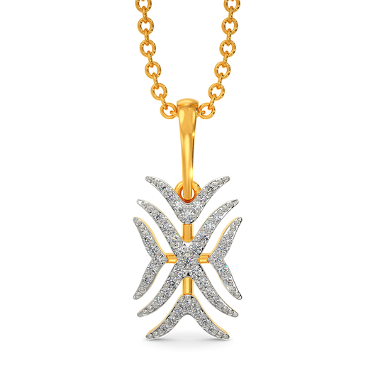Show your Feathers Diamond Pendants