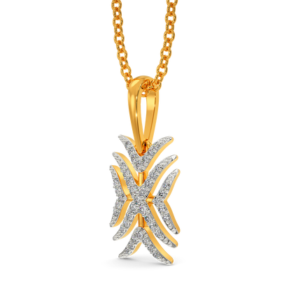 Show your Feathers Diamond Pendants