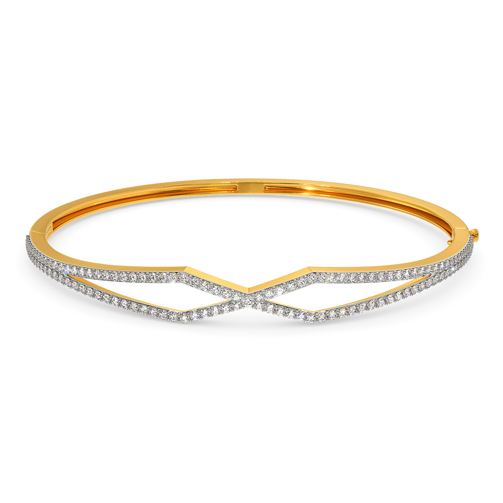 Shape Play Diamond Bangles