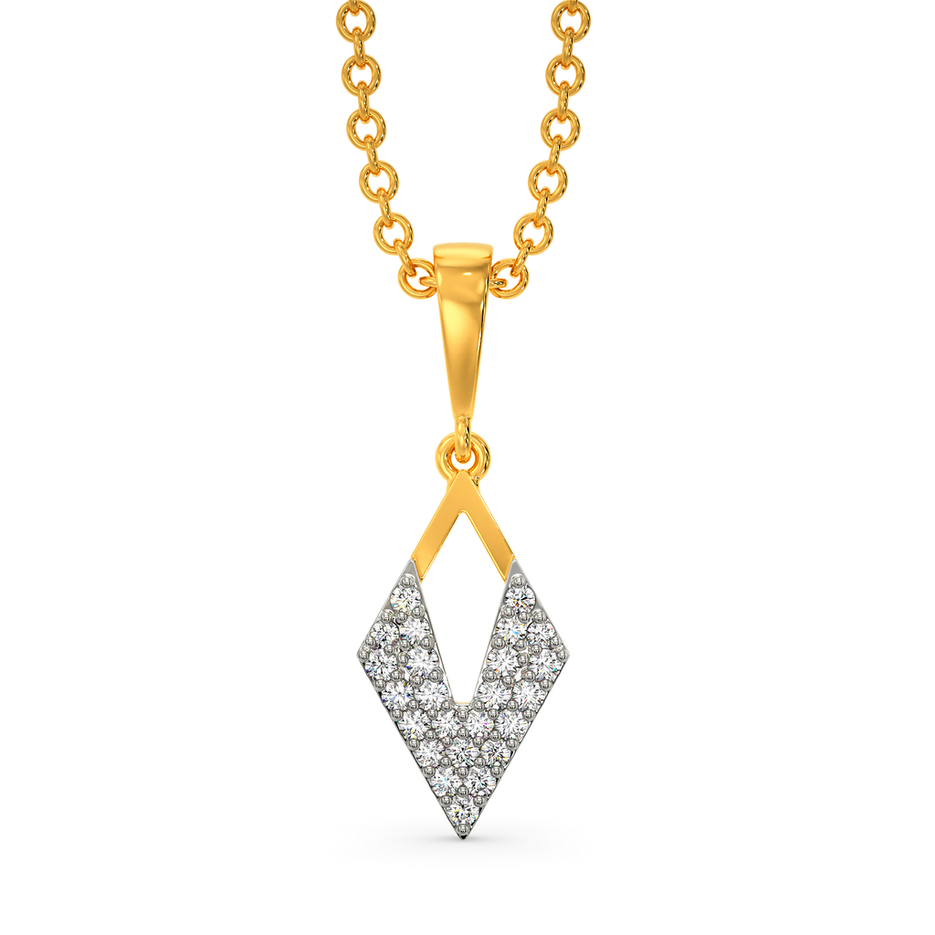 Shape Play Diamond Pendants