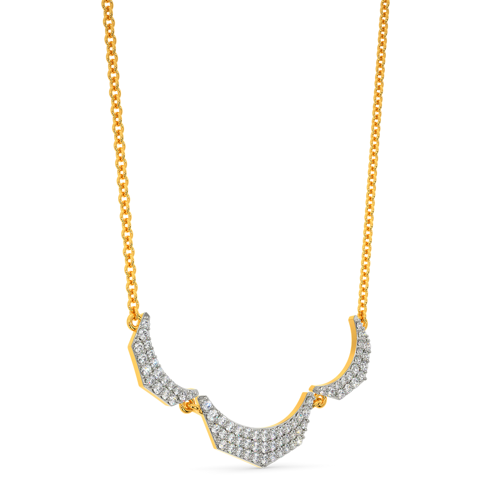 Geometrica Diamond Necklaces