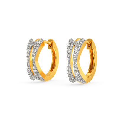 Having a Moment Diamond Earrings